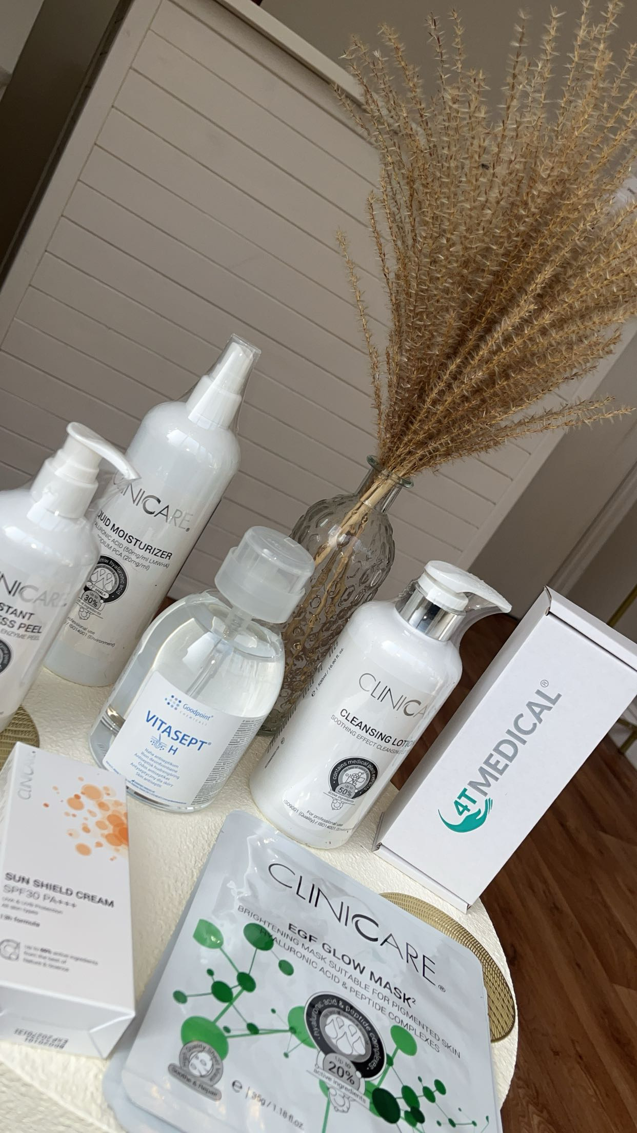 Cliniccare skincare used in the salon